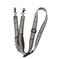 マルチスマホストラップベルト チャコール LAKOLE/ラコレ