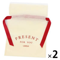 【LAKOLE/ラコレ】 不織布巾着ギフトバッグ