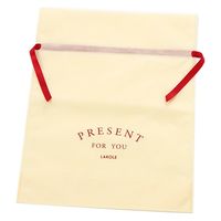 不織布ギフトバッグ（LL） アイボリー LAKOLE/ラコレ