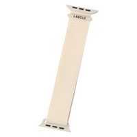 AppleWatchベルト（ゴム）42/44/45/49mm対応 アイボリー LAKOLE/ラコレ