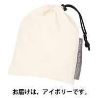 【LAKOLE/ラコレ】 （SPA&TRAVEL）巾着（S） アイボリー