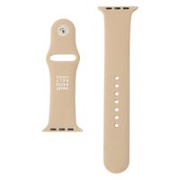 AppleWatchベルト（シリコン）42/44/45/49mm対応 ベージュ LAKOLE/ラコレ