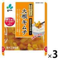 大根キムチ かつお塩辛＆ほたてWエキス 100g 1セット（1個×3）新進 漬物 おつまみ