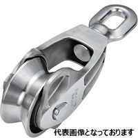 スリーエッチ HHH ステンレス固定滑車 よこ型 2車 75mm HS75X2 1 スリーエッチ HHH ステンレス固定滑車 よこ型 2車 75mm HS75X2 1