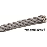 浅野金属工業 ステンレスワイヤーSUS304 7束×19本(100m) AK9153ー100 1巻（直送品）