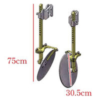 キュウホー もぐらディスク305ロング PA032-1CL 1組(2枚入)（直送品）