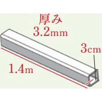 キュウホー 30角フレーム PT-F30X1400 1個（直送品）