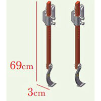 キュウホー サブソイラセット(麦) PSAB-SET-1 1セット（直送品）