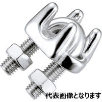 浅野金属工業 ワイヤークリップSUS316 AK15213 1セット(50個)（直送品）