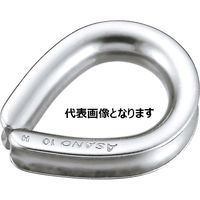 浅野金属工業 ワイヤーコース(A型シンブル) AK3349 1セット(10個
