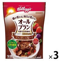 日本ケロッグ オールブラン ブランチョコフレーク 350g 　1セット（1袋×3） 【機能性表示食品】 シリアル