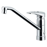 カクダイ シングルレバー混合栓(分水孔つき)(寒冷地用) 117-051K