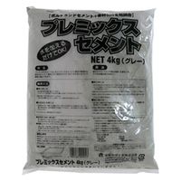 家庭化学工業 プレミックスセメント 4kg グレー 209701 1袋