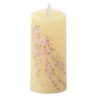 カメヤマ LEDキャンドル いろはあかりS しだれ桜 S7687-00-20 1個（直送品）