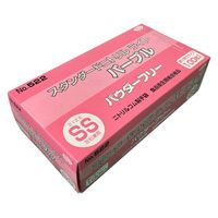 エブノ スタンダードニトリルライト(パープル 24439400 522(SS)100マイ・PF 1梱(100入)（直送品）