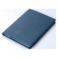 Breguet ノート　カバー 付き(ネイビー) NEWクリスタルレザー A5サイズ ダイアリー・ノートカバー No.356