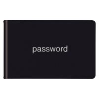 ダイゴー ミニ IDPWブック ブラック U1048 1セット(10冊)（直送品）