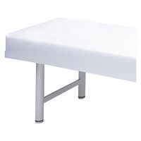 高田ベッド 診察台カバー(レザー製) 20380003 ビニルレザー白 TB-90(60X190CM) 1枚（直送品）
