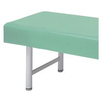 高田ベッド 診察台カバー(レザー製) 20380004 ビニルレザーライトグリーン TB-90(65X190CM) 1枚（直送品）