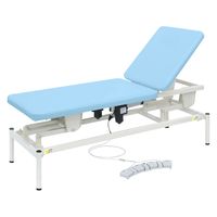 【軒先渡し】高田ベッド 2M電動リモス 25298102 ビニルレザースカイブルー TB-1516(70X180CM) 1台（直送品）