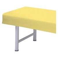 高田ベッド 診察台カバー(レザー製) 20380003 ビニルレザーイエロー TB-90(60X190CM) 1枚（直送品）
