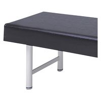 高田ベッド 診察台カバー(レザー製) 20380003 ビニルレザー黒 TB-90(60X190CM) 1枚（直送品）