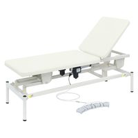 【軒先渡し】高田ベッド 2M電動リモス 25298100 ビニルレザー白 TB-1516(60X180CM) 1台（直送品）