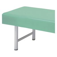 高田ベッド 診察台カバー(レザー製) 20380002 ビニルレザーライトグリーン TB-90(65X180CM) 1枚（直送品）