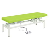 【軒先渡し】高田ベッド 電動診察台(電動ハイローベッド) 25353601 ビニルレザー抹茶 TB-912(W60XL190CM) 1台（直送品）