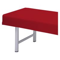 高田ベッド 診察台カバー(レザー製) 20380005 ビニルレザーレッド TB-90(70X190CM) 1枚（直送品）
