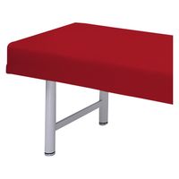 高田ベッド 診察台カバー(レザー製) 20380004 ビニルレザーレッド TB-90(65X190CM) 1枚（直送品）