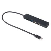 ナカバヤシ Type-C ドッキングステーション 4K対応 UDS-2K01P 1個