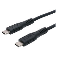 ナカバヤシ Type-Cショートケーブル 0.15m ブラック USB-YM030BK 1本