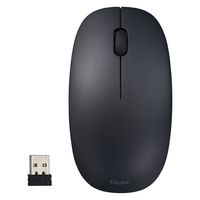 ナカバヤシ 2Way電池 無線3ボタン BlueLEDマウス ブラック MUS-RKT211BK 1個