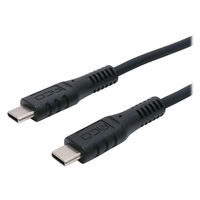 ナカバヤシ Type-Cショートケーブル 0.15m ブラック USB-YM015BK 1本