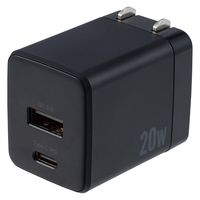 ナカバヤシ 20W PDアダプタ ブラック JYU-ACU011BK 1個