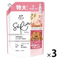 レノア リセット セラム ホワイトピーチ＆カモミール 詰め替え 特大 750mL 1セット（1個×3） 柔軟剤 P＆G