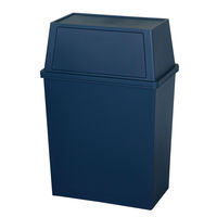 平和工業 積み重ねゴミ箱ワイド45L ナイトブルー 4907556247711 1個