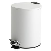 テラモト ペダルボックス(静音タイプ) ホワイト 5L DS2387058 1個