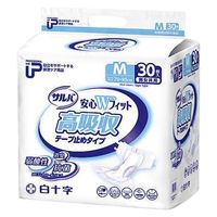 白十字 PUサルバ安心Wフィット高吸収タイプ 35611(M)30マイ 1箱(30枚入x2袋入)（直送品）