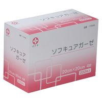 白十字 ソフキュアガーゼ 4ツ折 17345(20X20CM)200イリ 1個(200枚入)（直送品）
