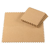 シービージャパン やわらかコルクマット 30×30×厚み0.8cm ナチュレ 1セット（8枚入）