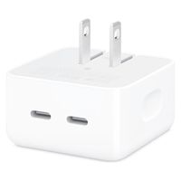 Apple純正 USB Type-C充電器 35W USB-C×2ポート コンパクト電源アダプタ 横 ホワイト アップル 1個