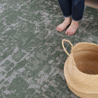 【軒先渡し】スミノエ コンシェルジュ オーダーラグ ホノカゲ 2300×2250mm グリーン AS-HON833-GN230225 1枚（直送品）