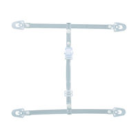 谷沢製作所 タニザワ ヘルメットあご紐(透明タイプ) P12T16E 1組 770-3953（わけあり品）