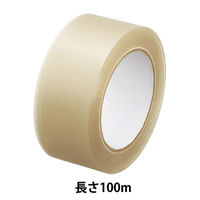 現場のチカラ 音の静かなOPPテープ 0.05mm厚 幅48mm×長さ100m 透明 アスクル 1巻 オリジナル（わけあり品）
