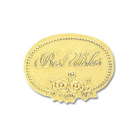 シモジマ ロールシール S ベストウィッシュ 金 007067503 1束(500片)（わけあり品）