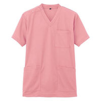 アイトス ニットスクラブ（男女兼用） 861411 ピンク L 1枚（わけあり品）