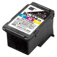 エコリカ キヤノン（Canon）用 リサイクルインク ECI-C366C 3色一体型 1個