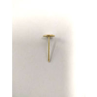 山喜産業 錺技研 上敷鋲　鉄　真鍮メッキ　11×25mm　1箱（300本入）（直送品）